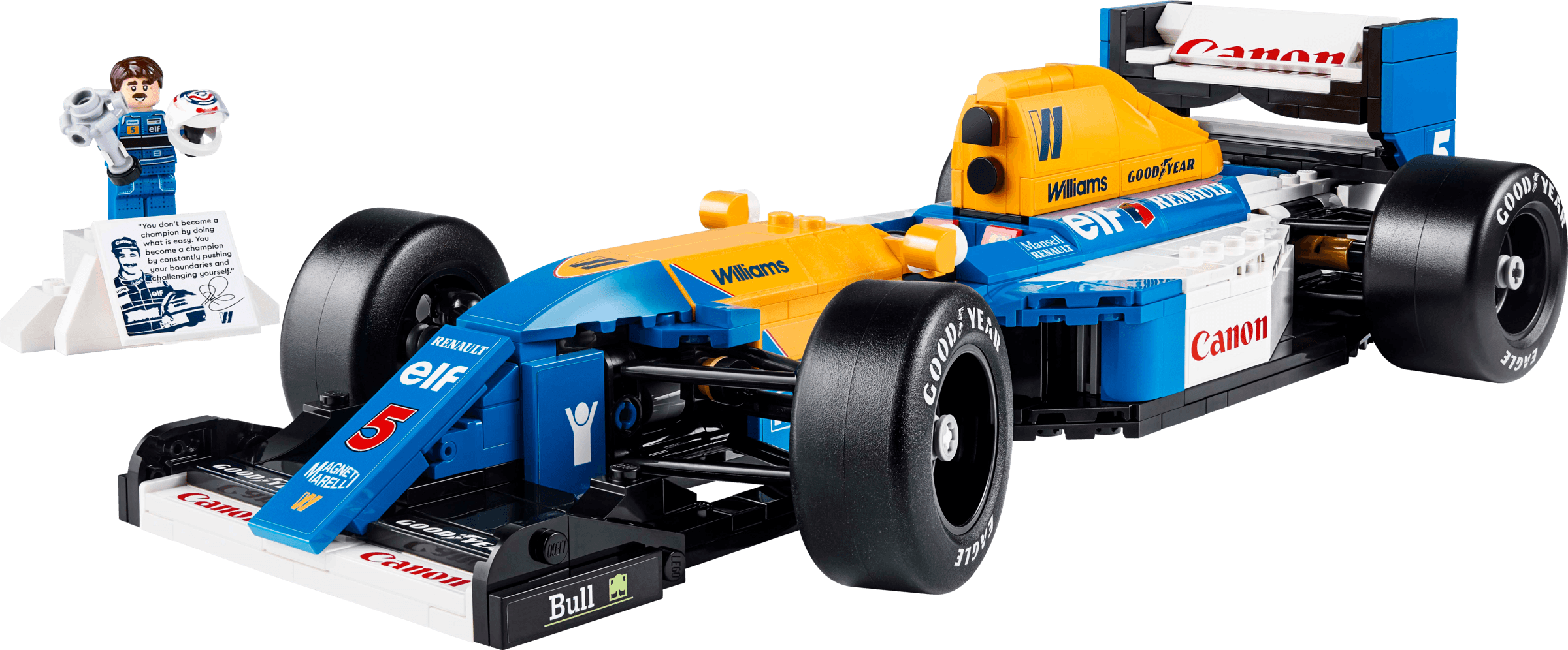 מכונית מרוץ Williams Racing FW14B & Nigel Mansell