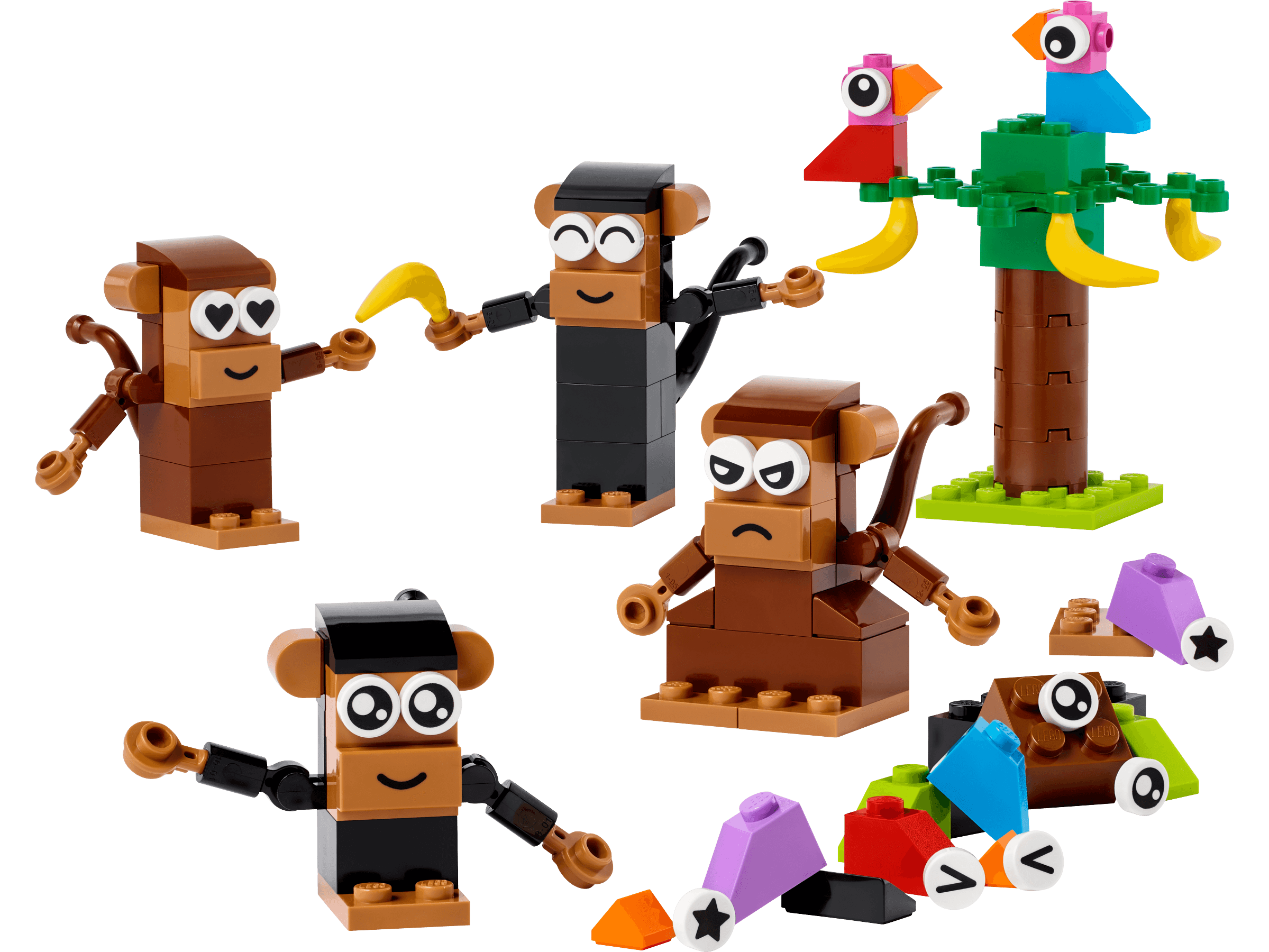 לגו קלאסיק כיף יצירתי עם קופים