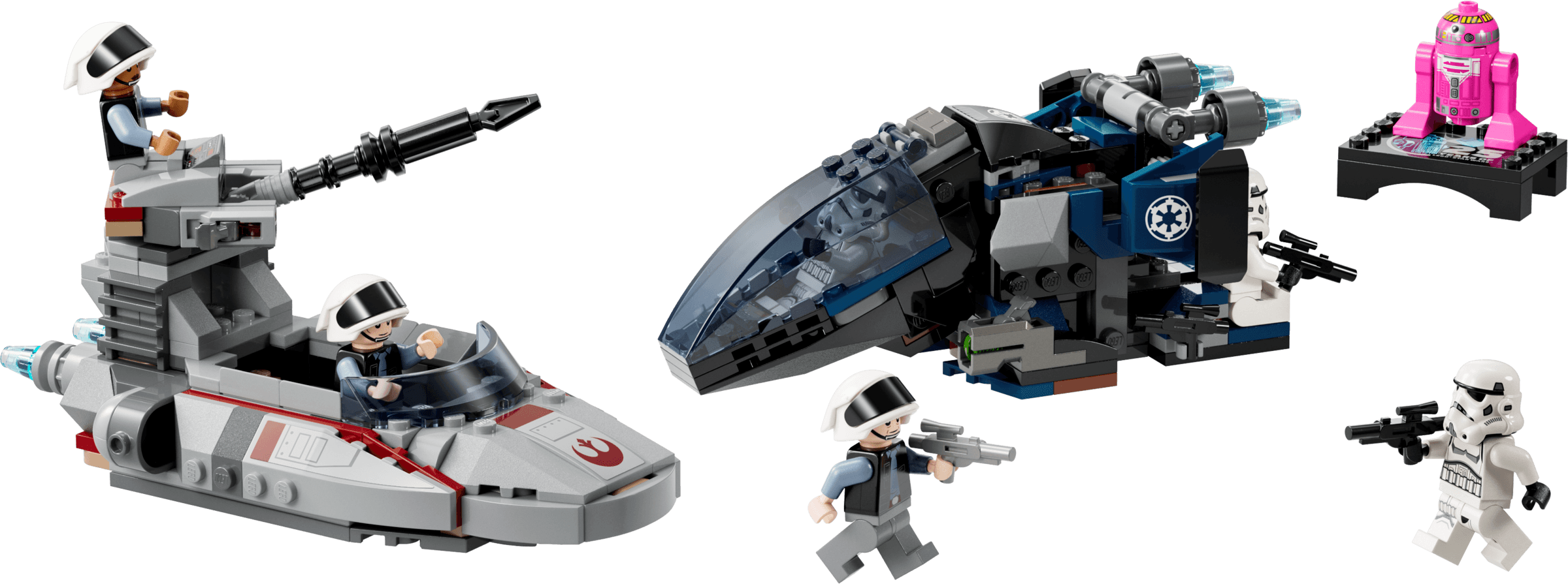 רכב Dropship של האימפריה מול Speeder של המורדים