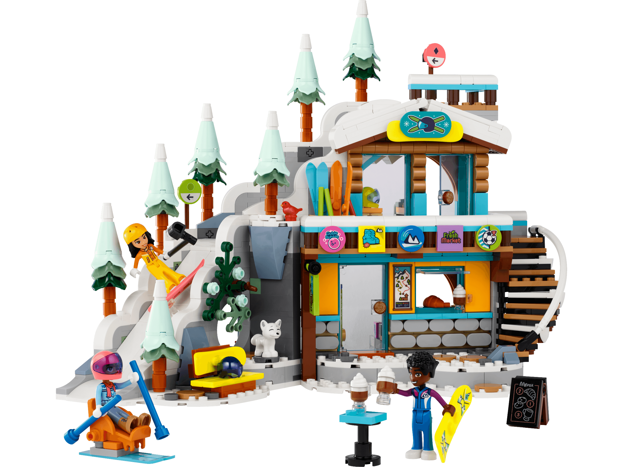 לגו חברות מדרון סקי ובית קפה