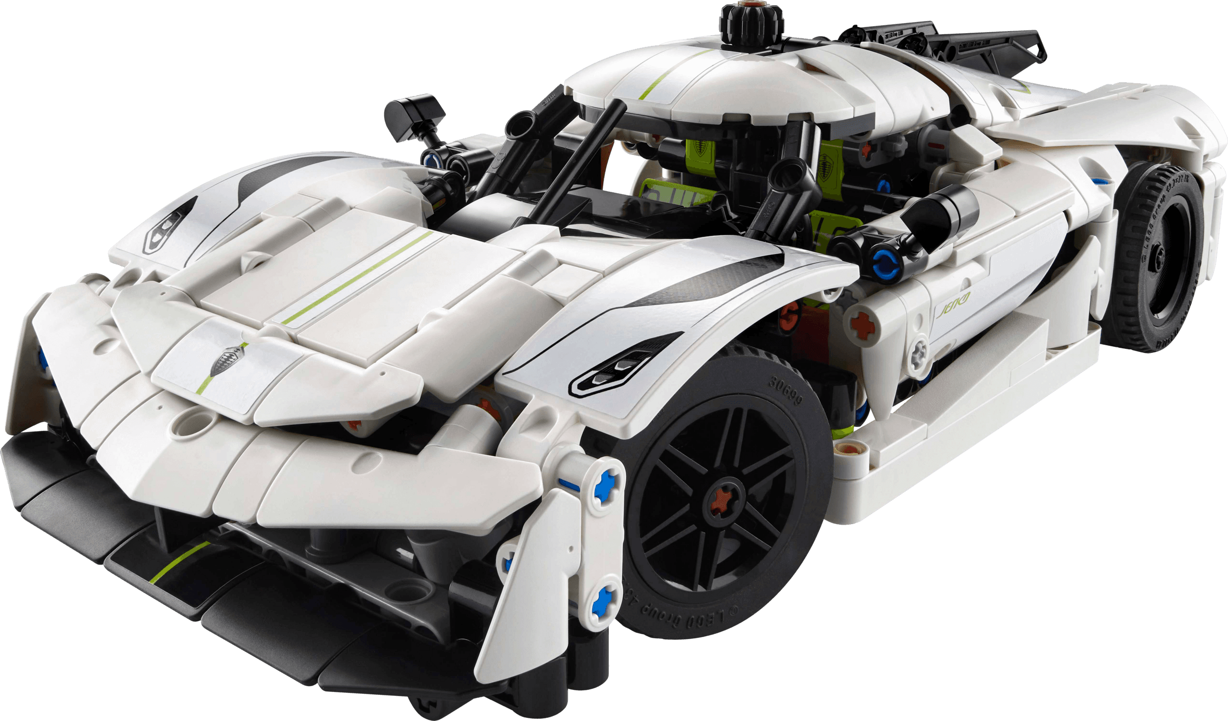מכונית Koenigsegg Jesko Absolut לבנה