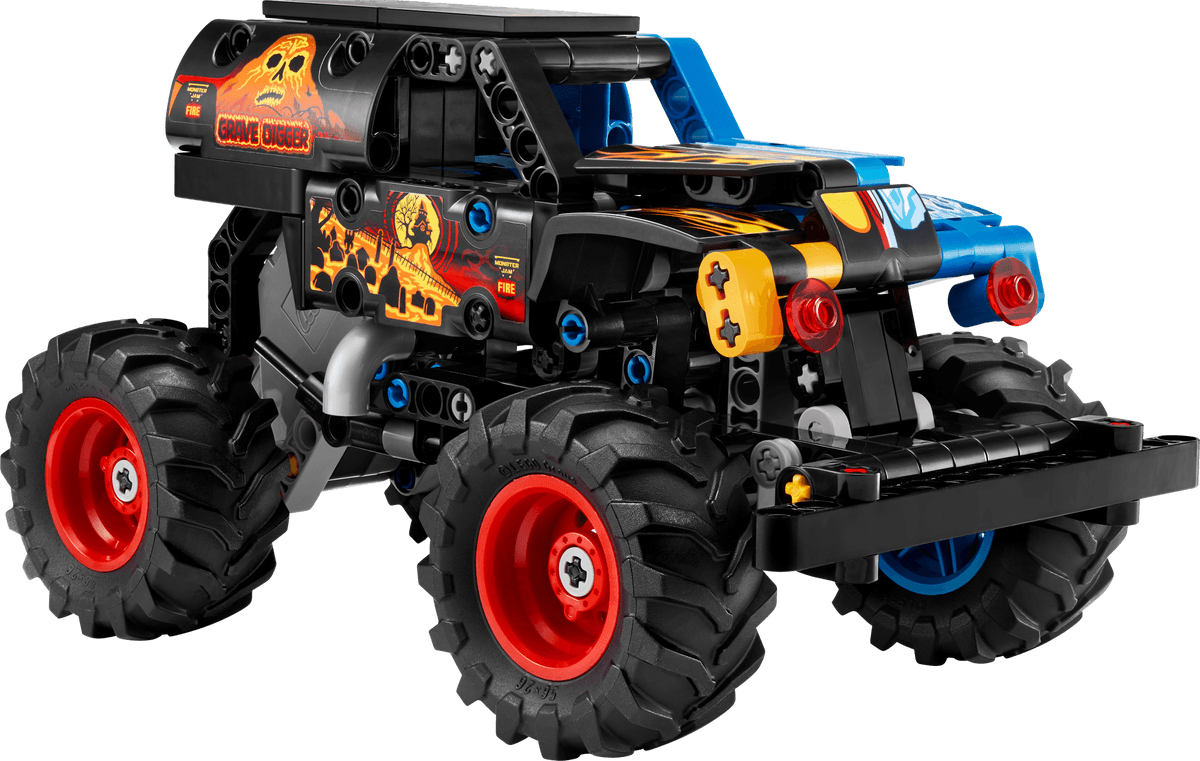 מנגנון משיכה לאחור Monster Jam™ Grave Digger™ Fire and Ice
