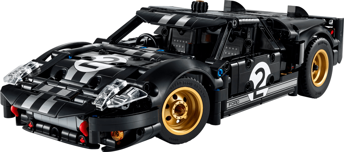 מכונית מרוץ 1966 Ford GT40 MKII שחורה