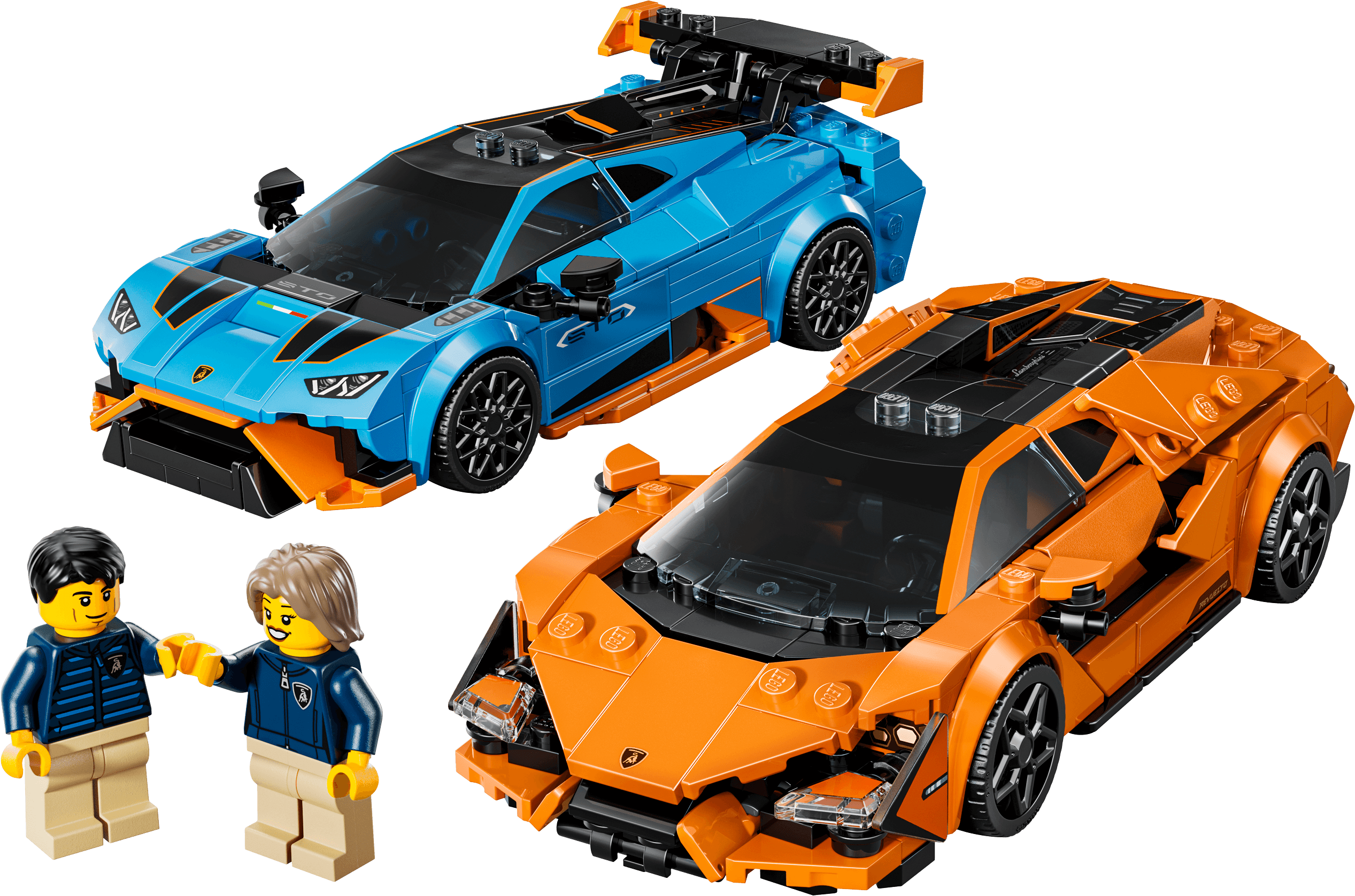 מכוניות Lamborghini Revuelto ו-Huracán STO ספורטיביות