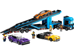 משאית תובלה עם מכוניות ספורט