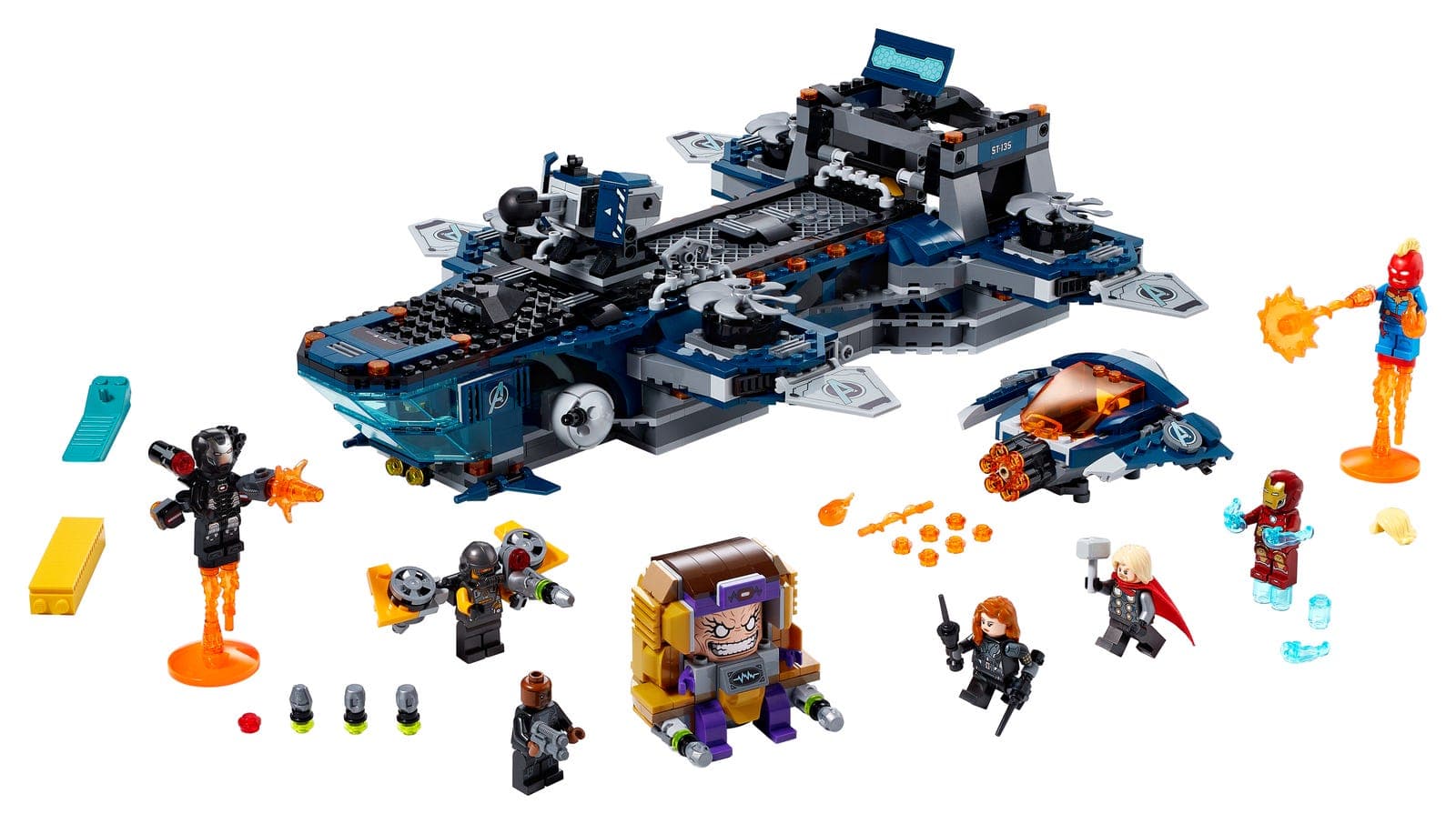 לגו דגם 76153 LEGOסדרת גיבורי על, מטוס הפיקוד של הנוקמיםDuplo, Avengers Helicarrier