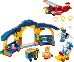 Tails' Workshop and Tornado Plane