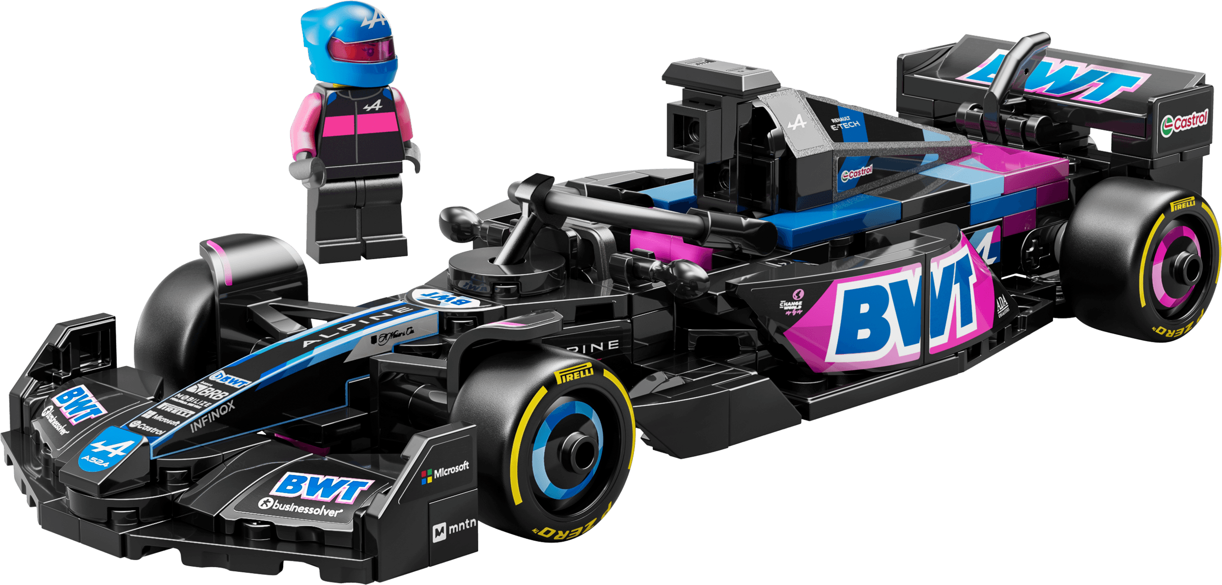 מכונית מרוץ BWT Alpine F1® Team A524