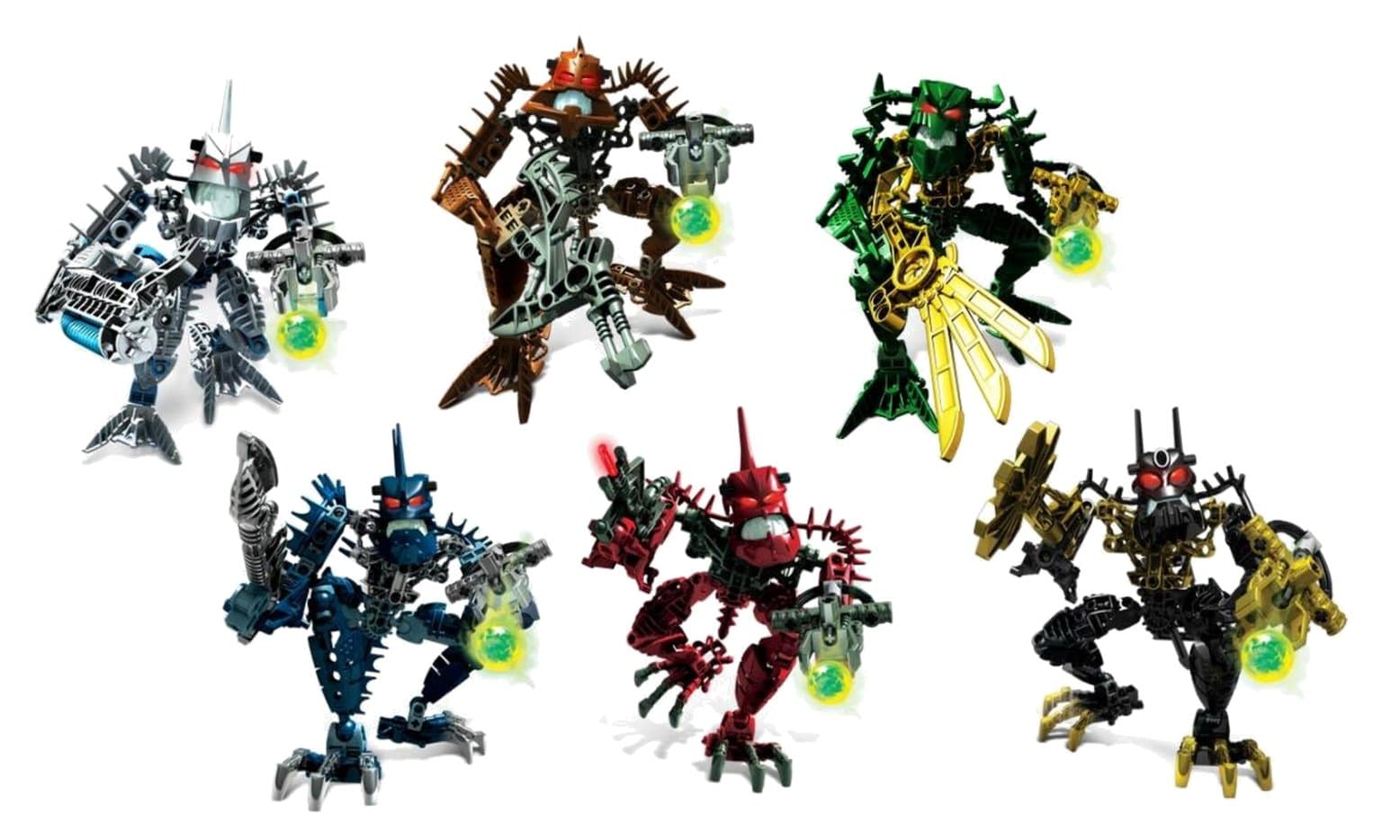 Piraka Collection (8900 8901 8902 8903 8904 8905)